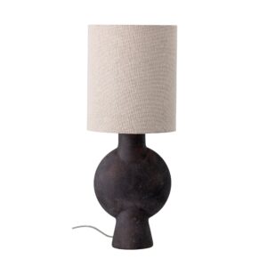 Bloomingville - Sergio Bordlampe, Brun, Stentøj - Ø21 Ã H55 cm